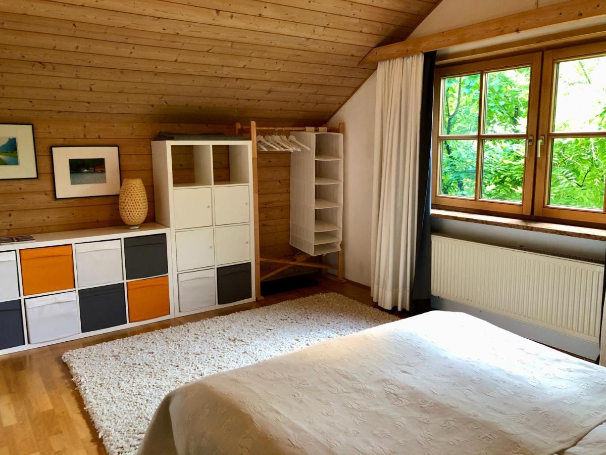 Charmante Ferienwohnung Mit Balkon Im 5-Seen-Land Hechendorf am Pilsensee Zewnętrze zdjęcie
