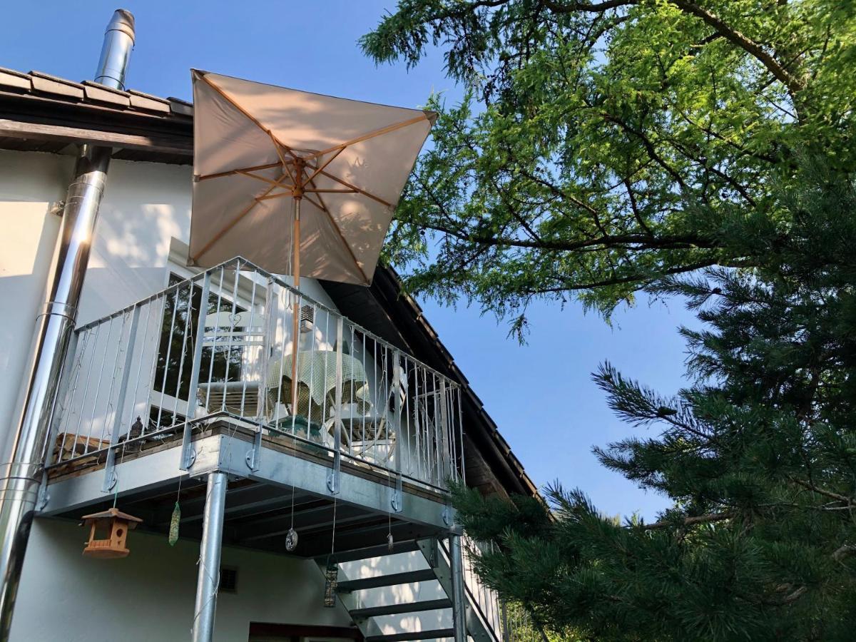 Charmante Ferienwohnung Mit Balkon Im 5-Seen-Land Hechendorf am Pilsensee Zewnętrze zdjęcie